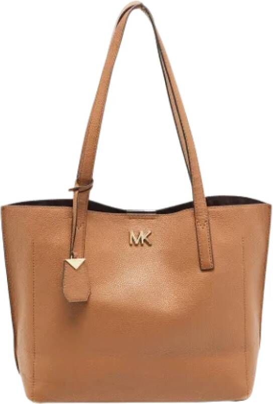 Michael Kors Pre-owned Leather shoulder-bags Bruin Dames