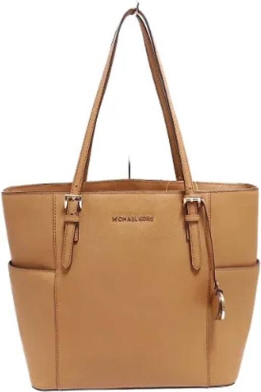 Michael Kors Pre-owned Leather shoulder-bags Bruin Dames