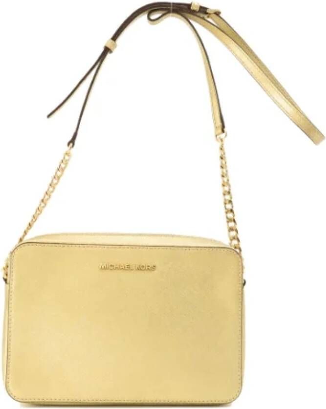 Michael Kors Pre-owned Leather shoulder-bags Yellow Dames