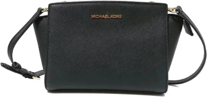 Michael Kors Pre-owned Leather shoulder-bags Zwart Dames