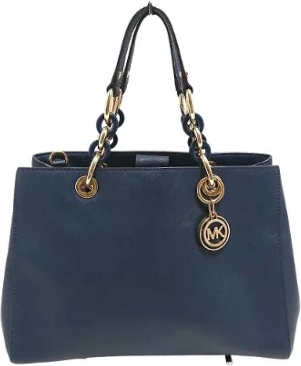 Michael Kors Pre-owned Leather totes Blauw Dames