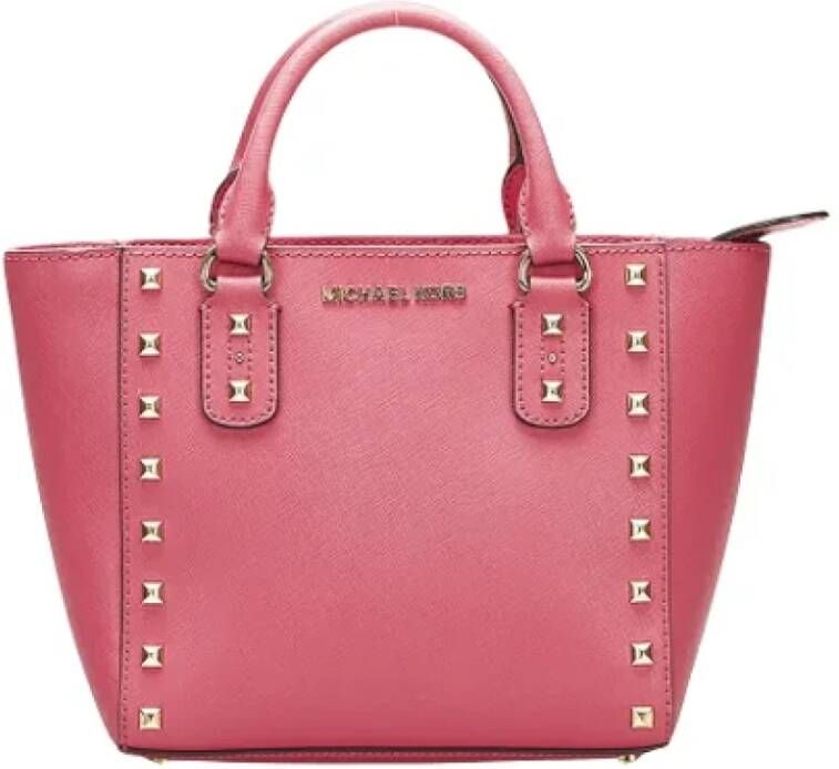 Michael Kors Pre-owned Leather totes Roze Dames