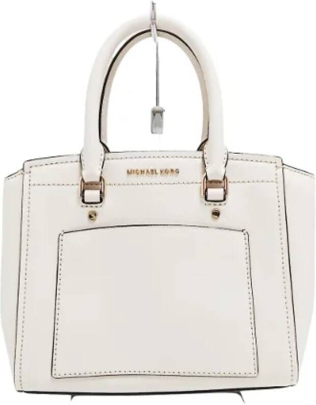 Michael Kors Pre-owned Leather totes Wit Dames