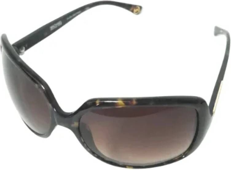 Michael Kors Pre-owned Plastic sunglasses Bruin Dames