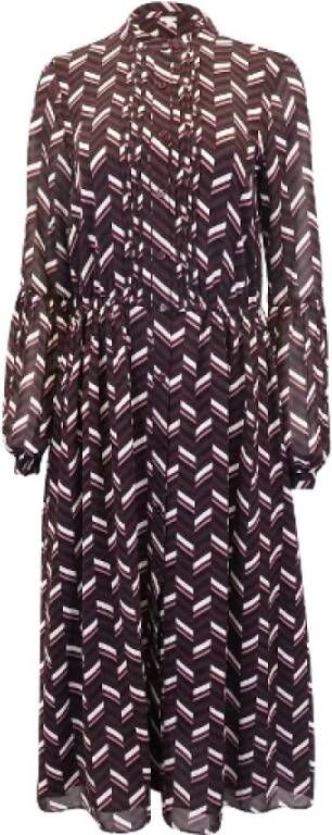 Michael Kors Pre-owned Polyester dresses Purple Dames
