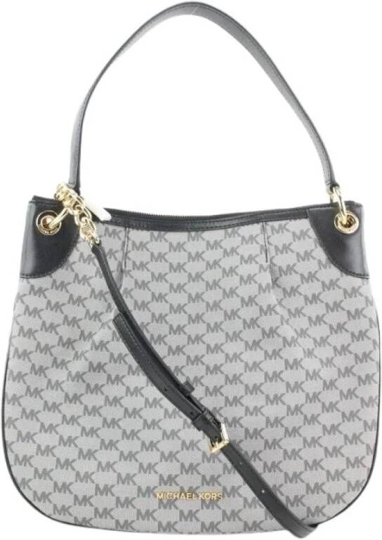 Michael Kors Pre-owned Pre-eigendom gecoate canvas crossbody-bags Grijs Dames