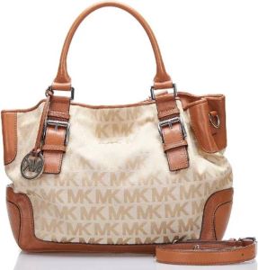 Michael Kors Pre-owned Pre-owned Canvas totes Beige Dames