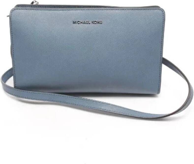 Michael Kors Pre-owned Pre-owned Fabric crossbody-bags Blauw Dames