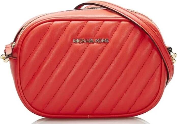 Michael Kors Pre-owned Leather crossbody-bags Rood Dames