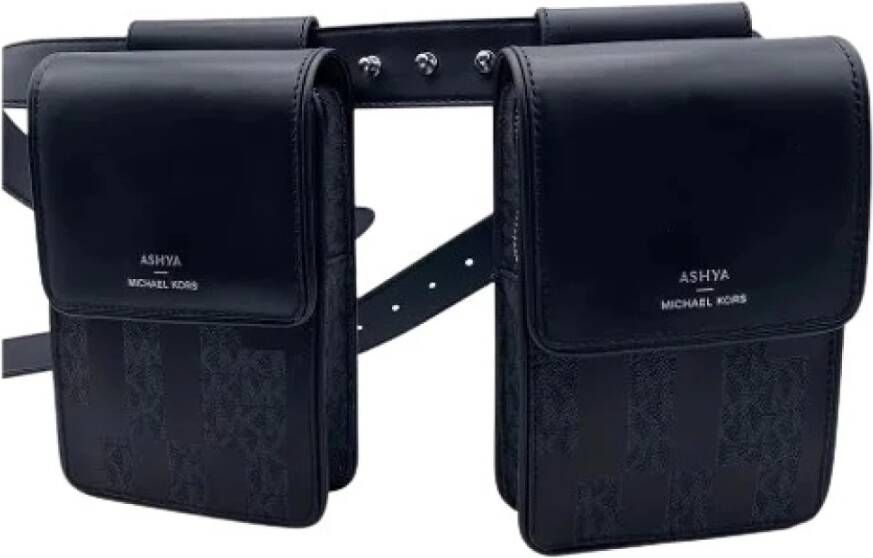 Michael Kors Pre-owned Pre-owned Leather crossbody-bags Zwart Dames