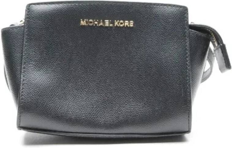 Michael Kors Pre-owned Leather crossbody-bags Zwart Dames
