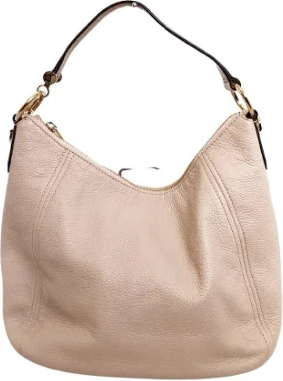 Michael Kors Pre-owned Pre-owned Leather shoulder-bags Beige Dames