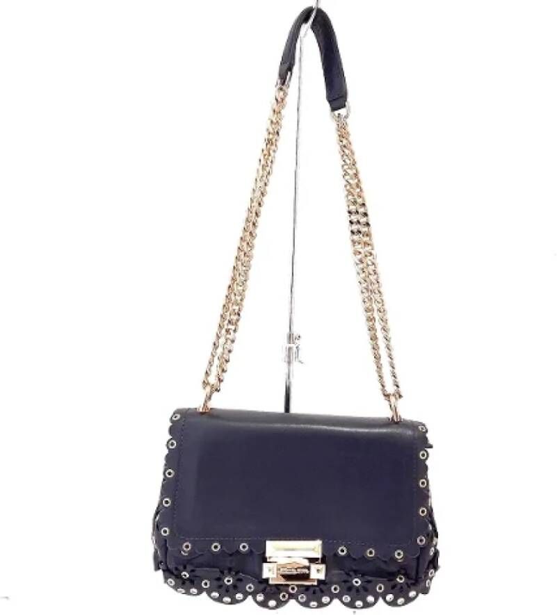Michael Kors Pre-owned Pre-owned Leather shoulder-bags Blauw Dames