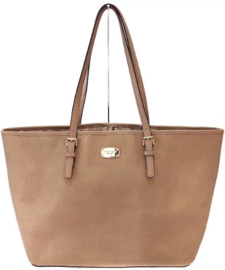 Michael Kors Pre-owned Pre-owned Leather shoulder-bags Bruin Dames