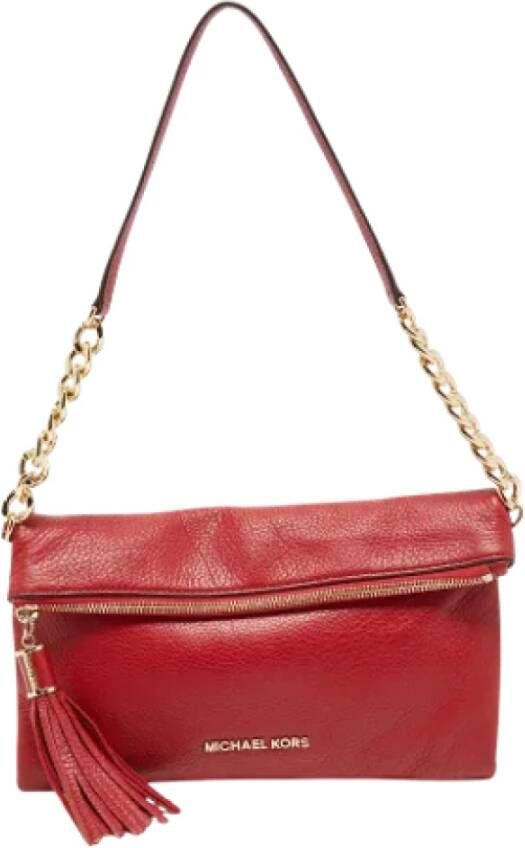 Michael Kors Pre-owned Leather shoulder-bags Rood Dames