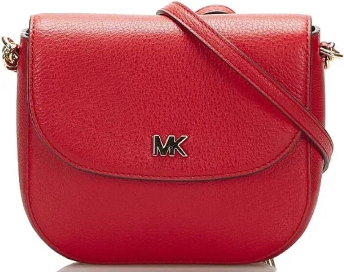 Michael Kors Pre-owned Leather shoulder-bags Rood Dames
