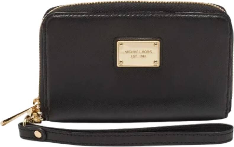 Michael Kors Pre-owned Leather wallets Zwart Dames