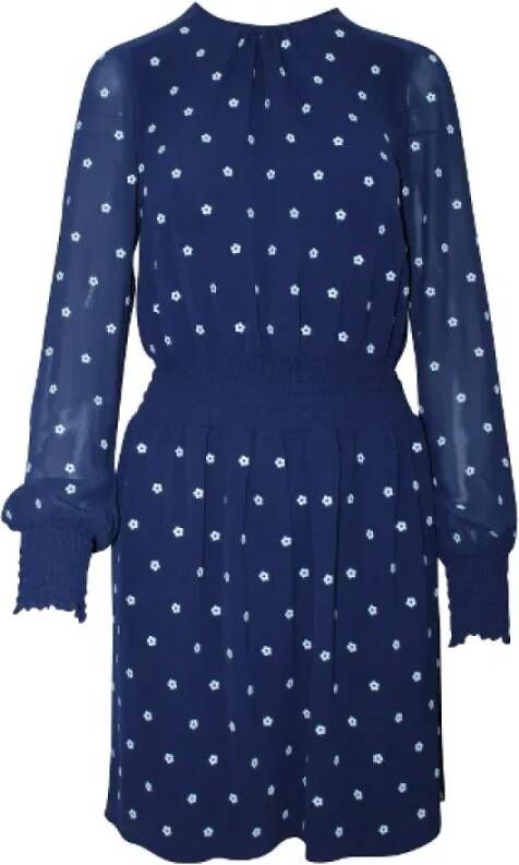 Michael Kors Pre-owned Polyester dresses Blauw Dames