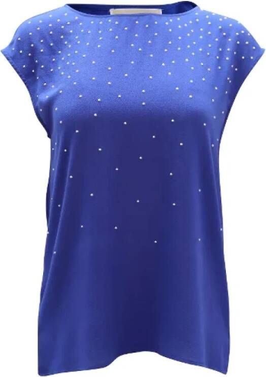 Michael Kors Pre-owned Polyester tops Blauw Dames