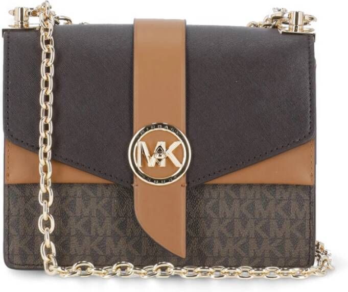 Michael Kors Crossbody bags Greenwich Umhängetasche Braun 32S1GGR in bruin