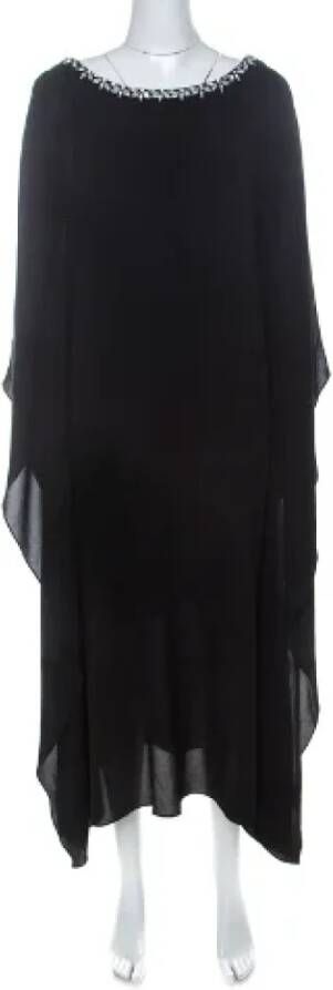 Michael Kors Pre-owned Silk dresses Zwart Dames