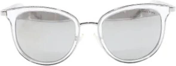 Michael Kors Pre-owned Stainless Steel sunglasses Grijs Dames