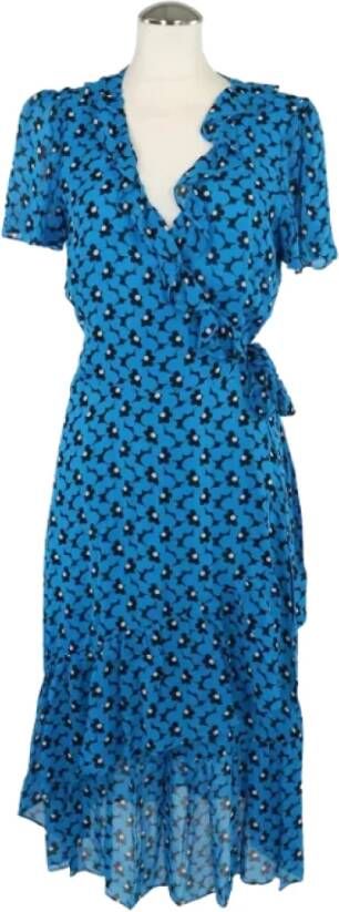 Michael Kors Pre-owned Viscose dresses Blauw Dames