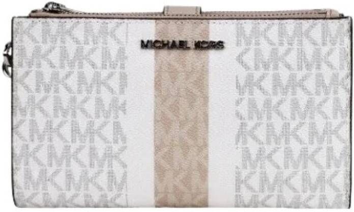 Michael Kors Pre-owned Voldoende canvas-portefeuilles Wit Dames