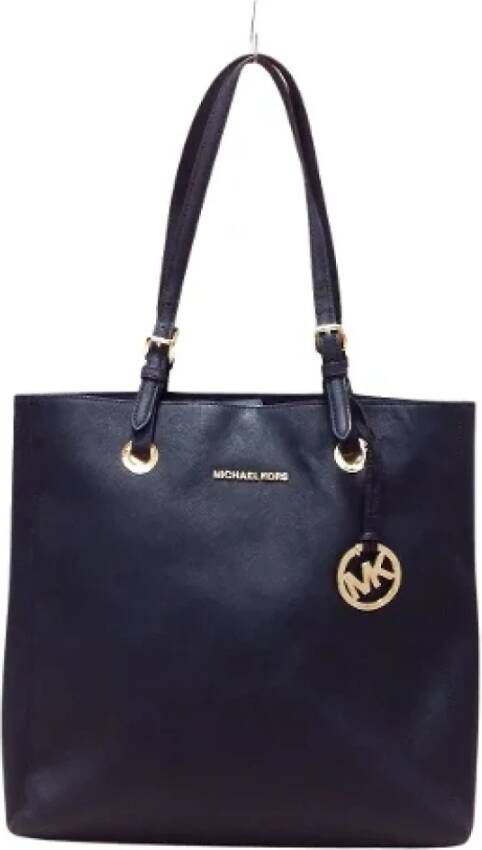 Michael Kors Pre-owned Voldoende lederen bakken Blauw Dames