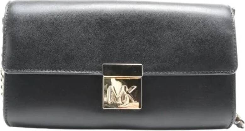 Michael Kors Pre-owned Voldoende lederen crossbody-bags Zwart Dames