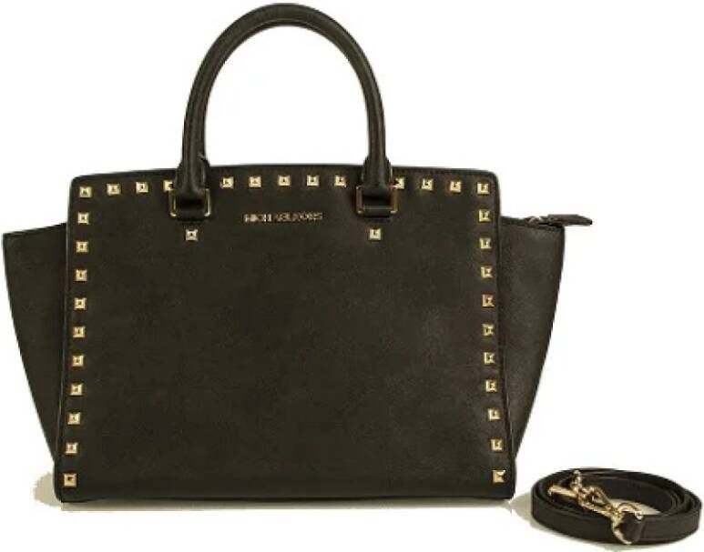 Michael Kors Pre-owned Voldoende lederen handtassen Zwart Dames