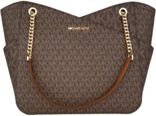 Michael Kors Pre-owned Voldoende lederen schouderzakken Bruin Dames