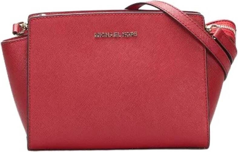 Michael Kors Pre-owned Voldoende lederen schouderzakken Rood Dames