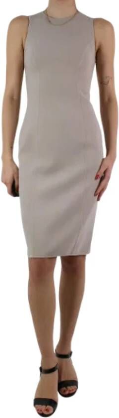 Michael Kors Pre-owned Wool dresses Grijs Dames