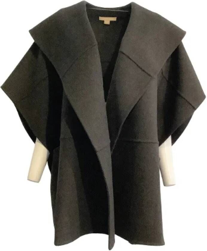 Michael Kors Pre-owned Wool outerwear Grijs Dames