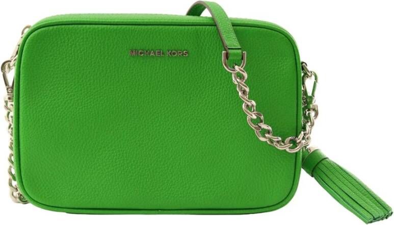 Michael Kors Preateded Date Just Champagne Dial Watch Groen Dames