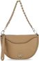 Michael Kors Halve Maan Pochette Crossbody Tas Brown Dames - Thumbnail 1