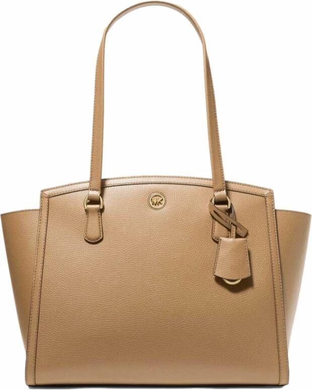 Michael Kors Cognac Shopper Lg Tz Tote