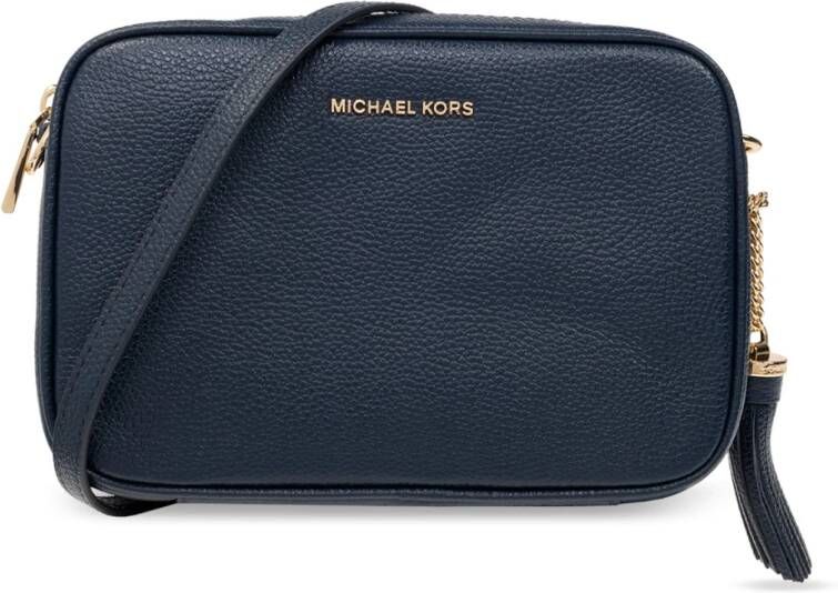 Michael Kors Schoudertas met logo Blauw Dames