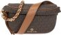 Michael Kors Bruine Logo Print XS Sling Pack Schoudertas Brown Dames - Thumbnail 2