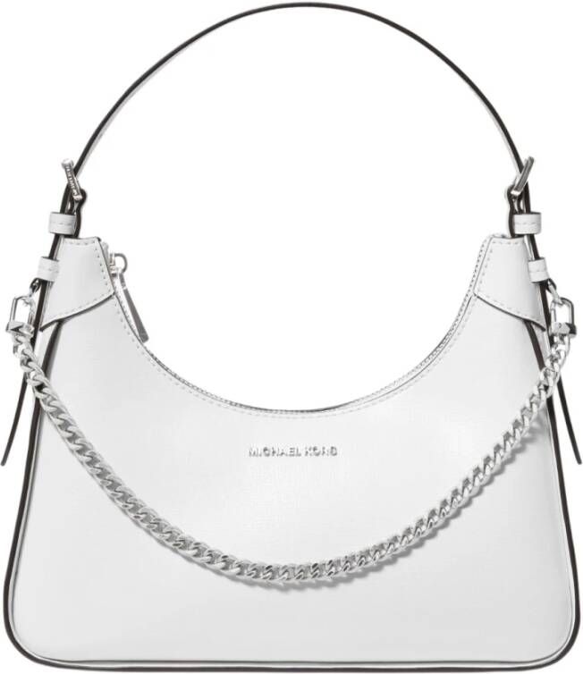 Michael Kors Wilma Schoudertas Elegant en Luxueus White Dames