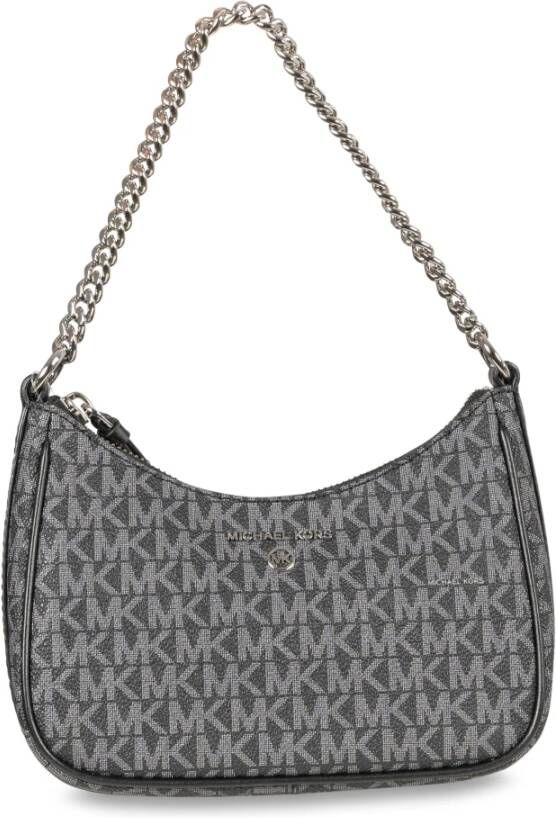 Michael Kors Pochettes Jet Set Charm Small Chain Pouchette in zwart