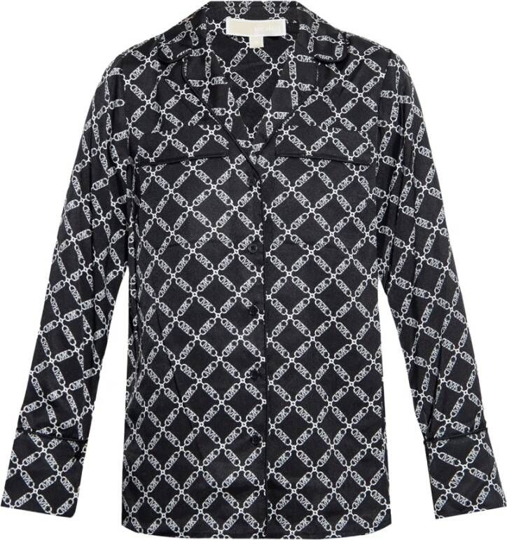 Michael Kors Shirt met logo Zwart Dames