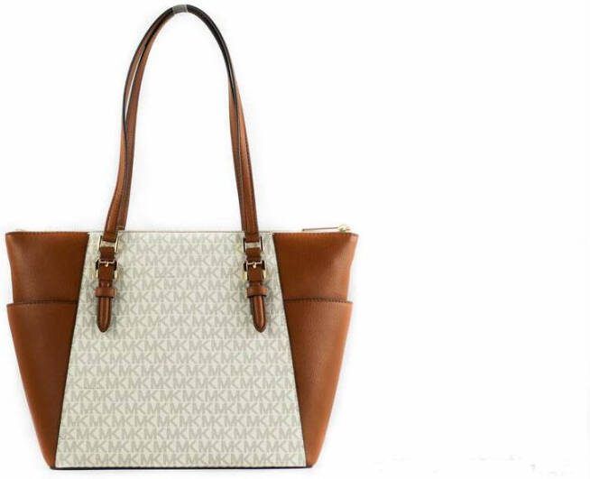 Michael Kors Handtas met handtekeningleer en ritssluiting Multicolor Dames