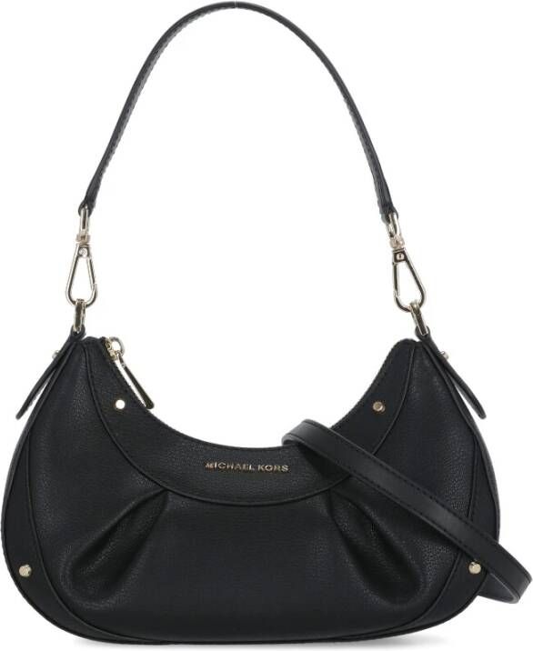 Michael Kors Enzo Convertible Crossbody Pouchette Zwart Black Dames