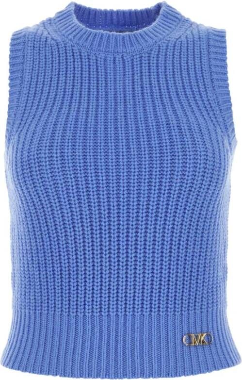 Michael Kors Sleeveless Knitwear Blauw Dames