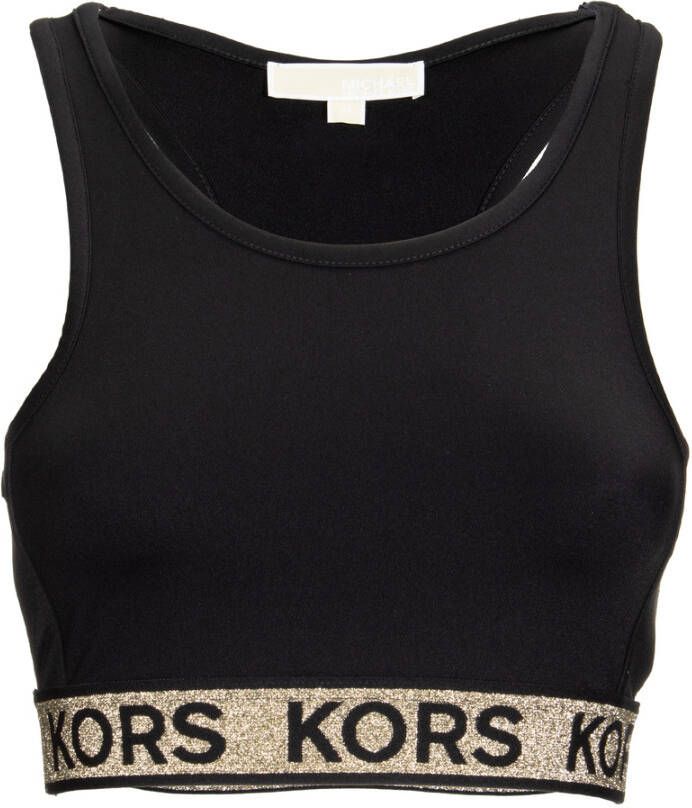 Michael Kors Crop top with straps Zwart Dames