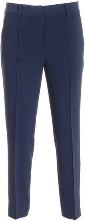 Michael Kors Slim-fit Trousers Blauw Dames