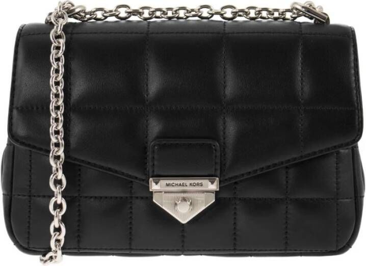 Michael Kors SoHo small quilted leather shoulder bag Zwart Dames