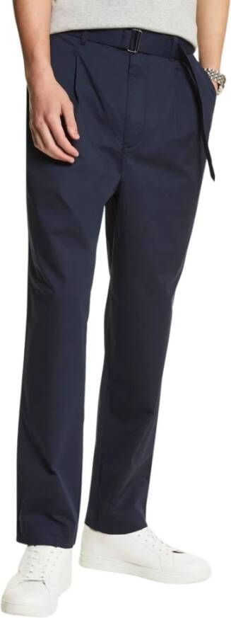 Michael Kors Straight Trousers Blauw Heren